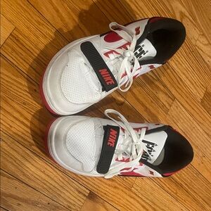 Nike Kids White Red and Black Low-Top Sneakers